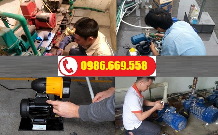 sửa máy bơm nước tại quận Long Biên